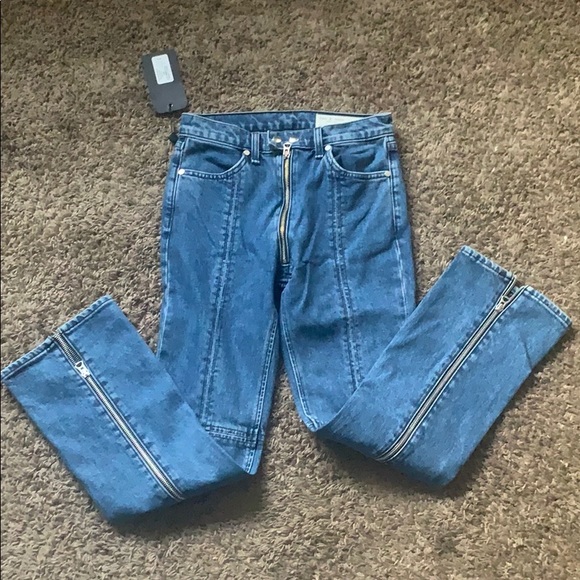 Rag & Bone Blue Bain Iver Pant 24 - Picture 4 of 8